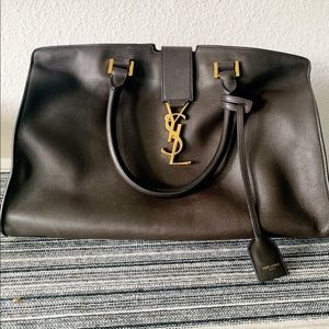 saint laurent smooth calfskin monogram cabas
